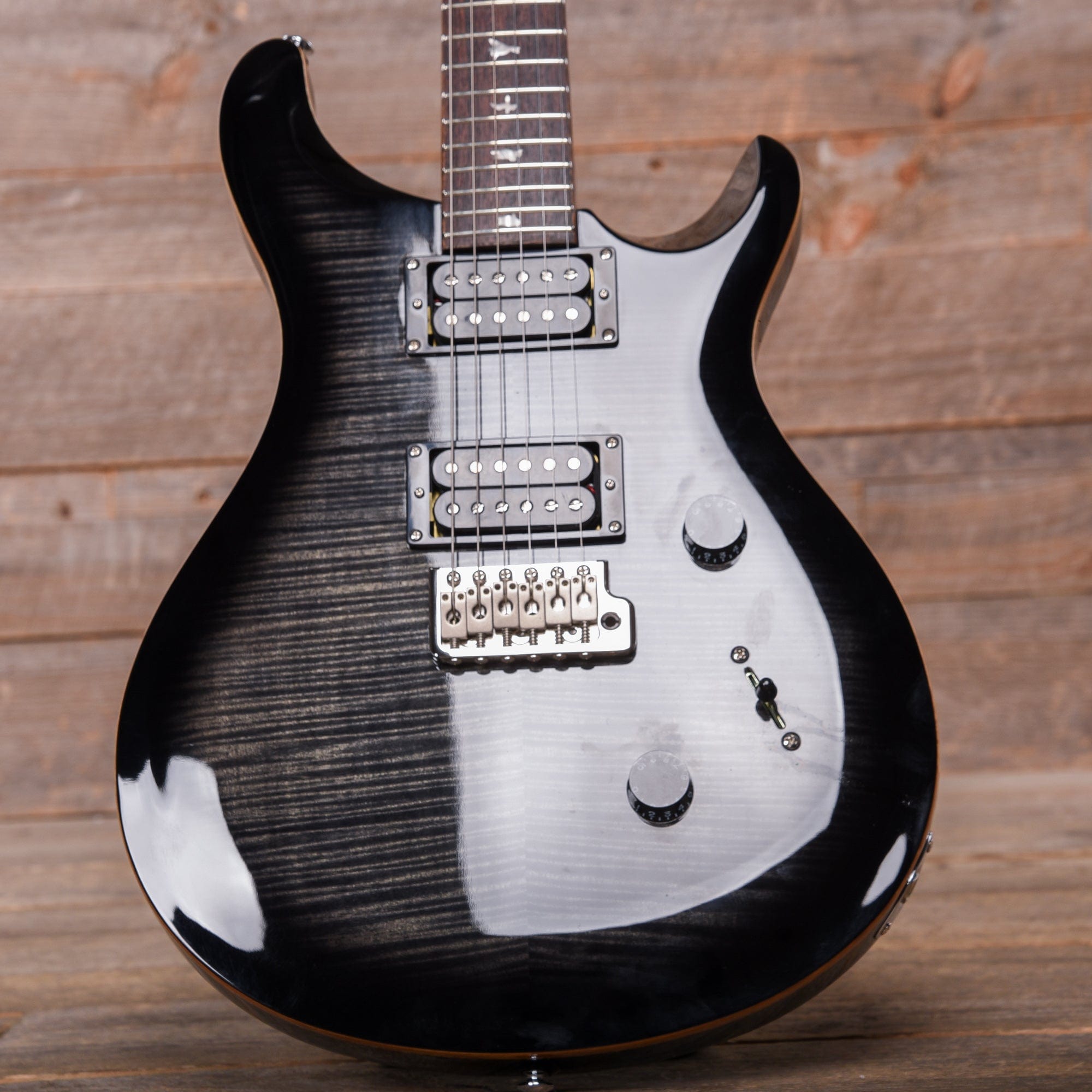 PRS SE Custom 24 Charcoal Burst Electric Guitars / Solid Body