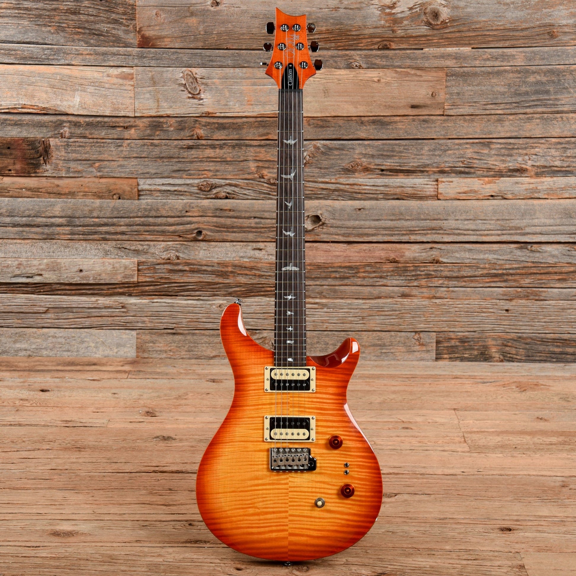 PRS SE Custom 24 Cherry Sunburst Electric Guitars / Solid Body