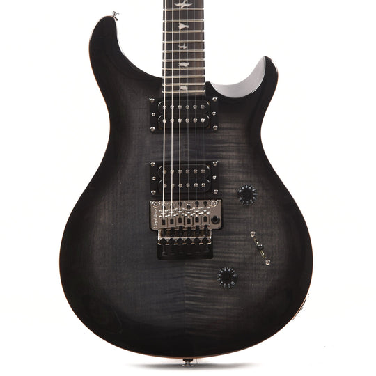 PRS SE Custom 24 Floyd Charcoal Burst Electric Guitars / Solid Body
