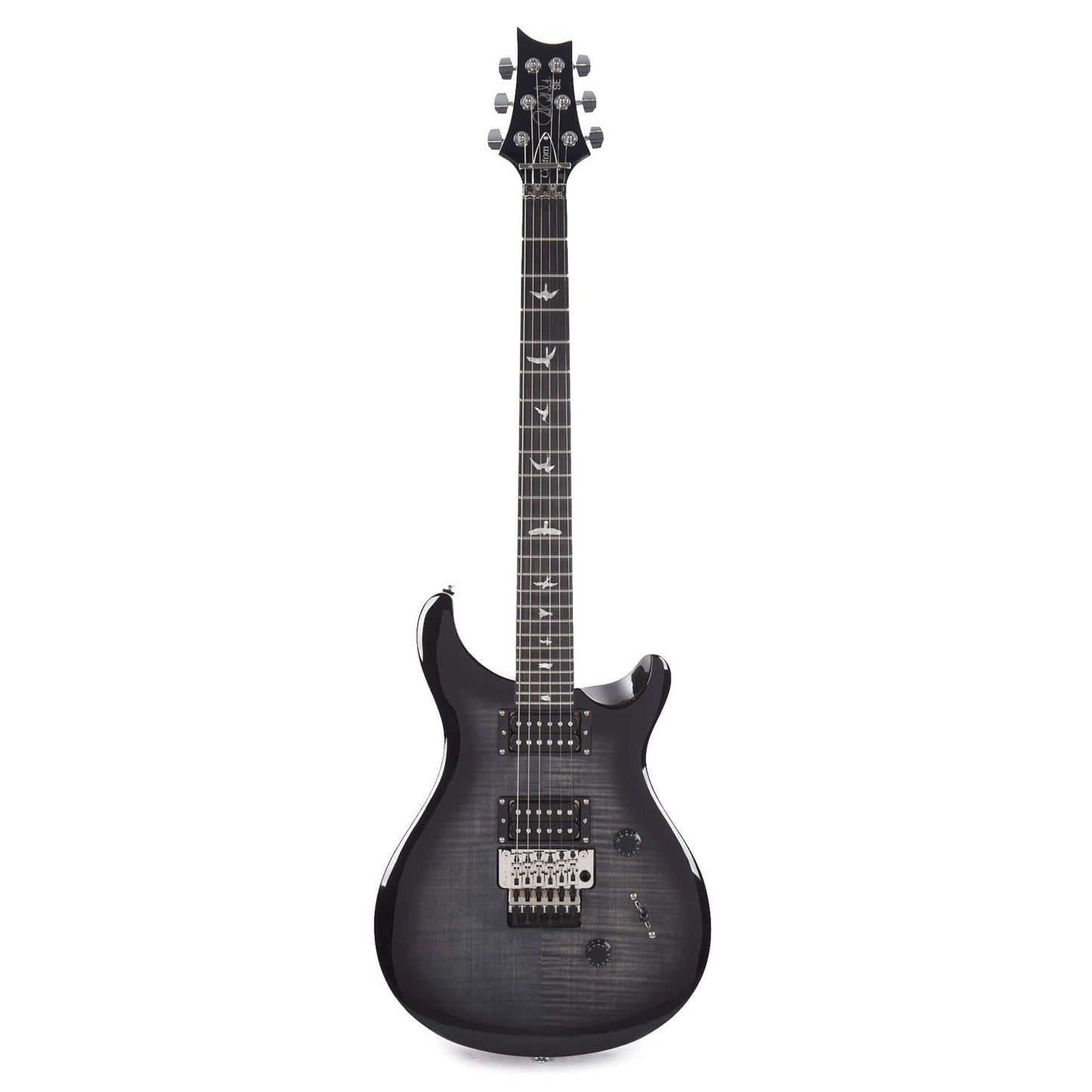 PRS SE Custom 24 Floyd Charcoal Burst Electric Guitars / Solid Body