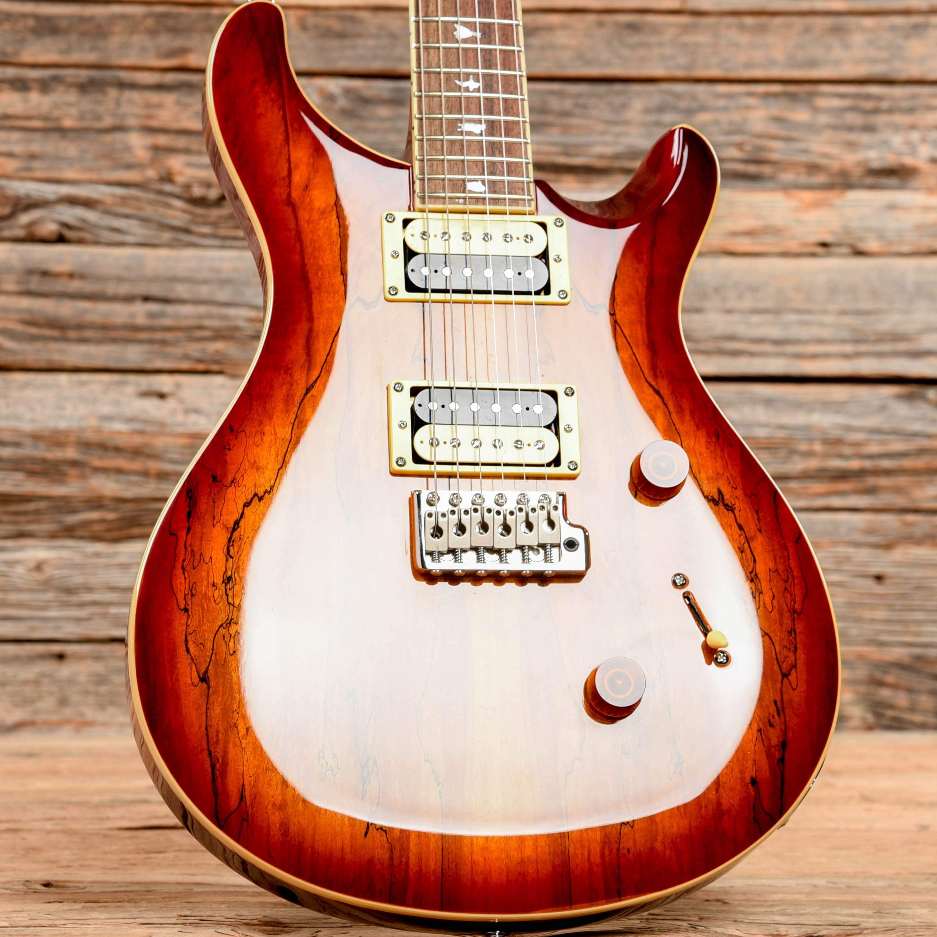 PRS SE Custom 24 Spalted Maple Vintage Sunburst 2018 Electric Guitars / Solid Body