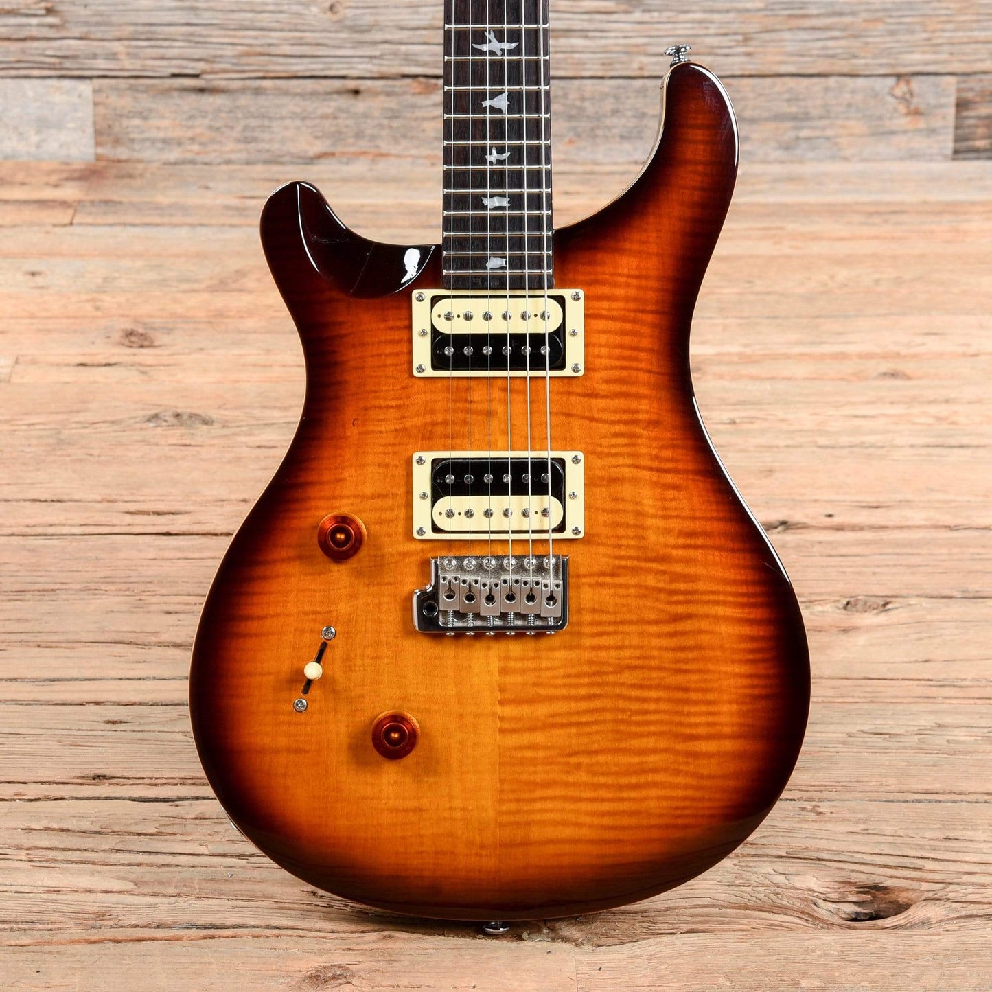 PRS SE Custom 24 Sunburst 2017 LEFTY Electric Guitars / Solid Body