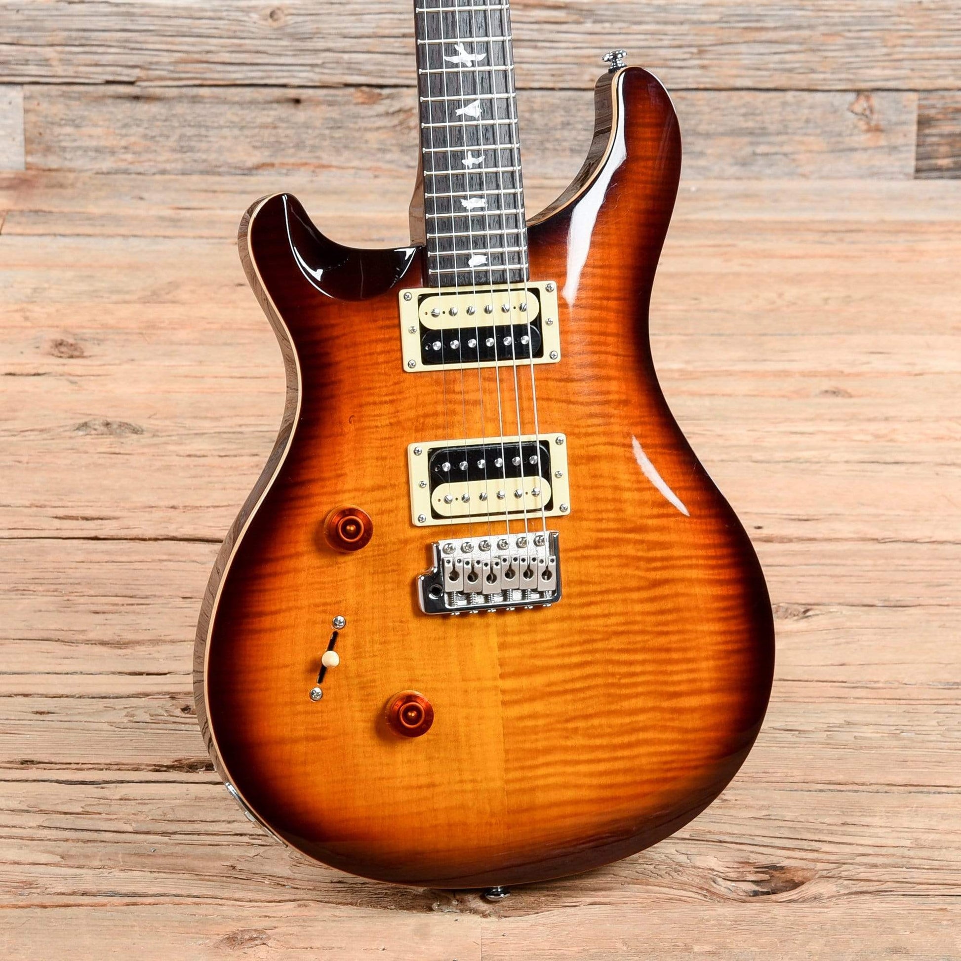 PRS SE Custom 24 Sunburst 2017 LEFTY Electric Guitars / Solid Body