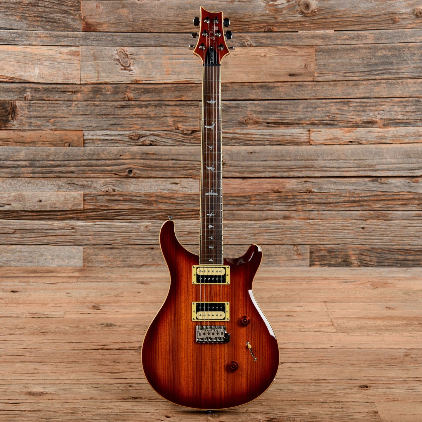 PRS SE Custom 24 Zebrawood Sunburst Electric Guitars / Solid Body