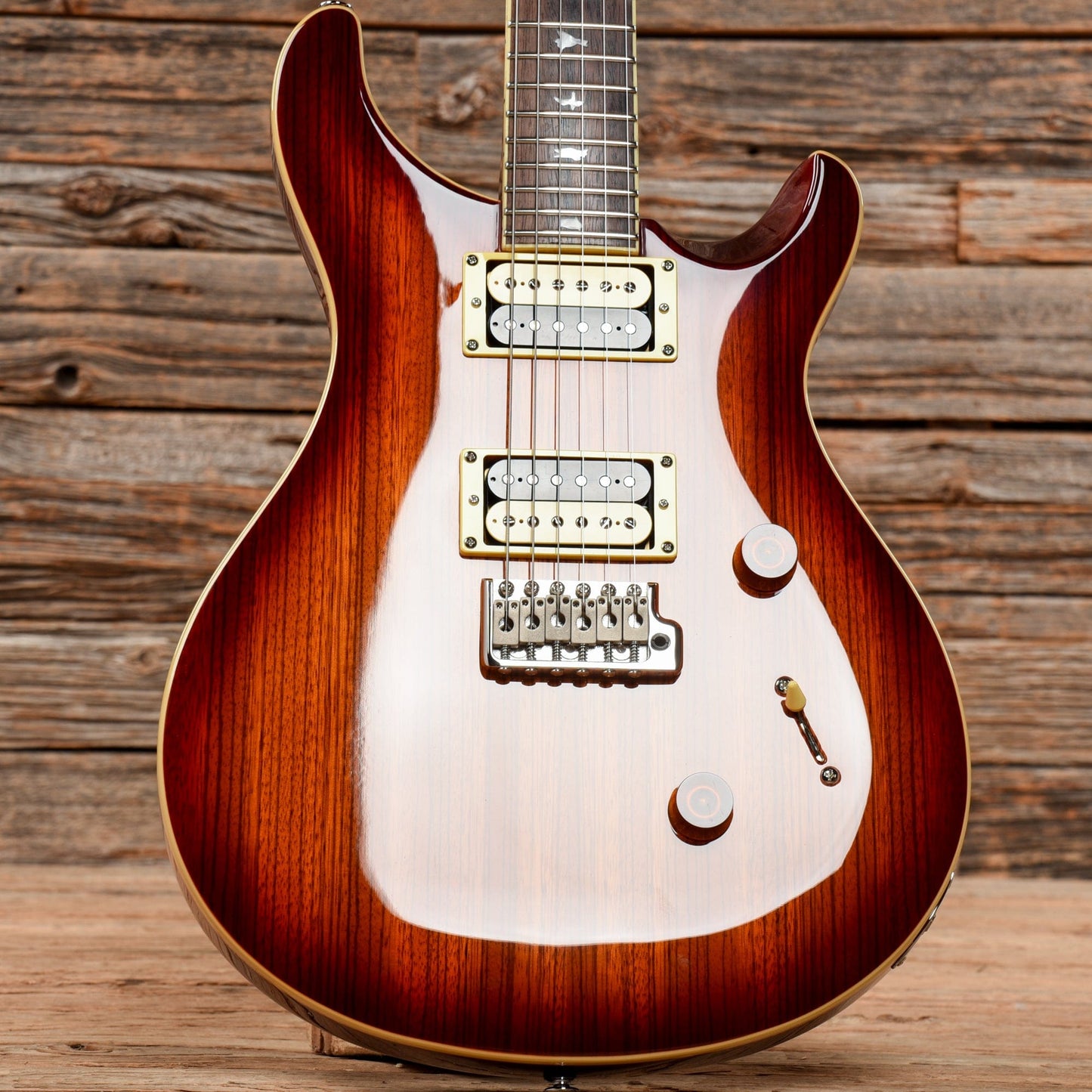 PRS SE Custom 24 Zebrawood Sunburst Electric Guitars / Solid Body