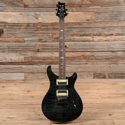 PRS SE Floyd Custom 24 Transparent Black 2019 Electric Guitars / Solid Body