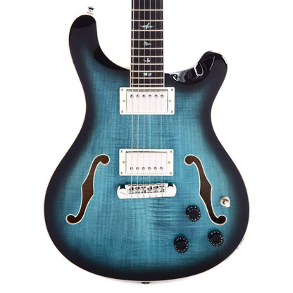 PRS SE Hollowbody II Piezo Peacock Blue Burst Electric Guitars / Solid Body