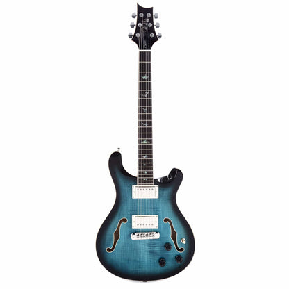 PRS SE Hollowbody II Piezo Peacock Blue Burst Electric Guitars / Solid Body