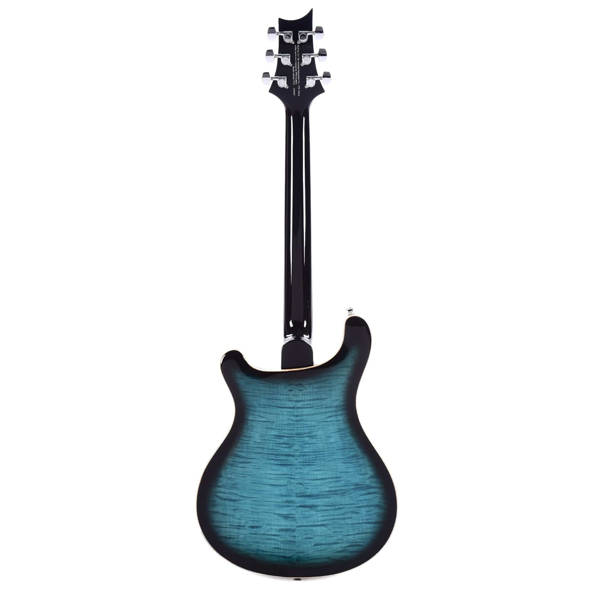 PRS SE Hollowbody II Piezo Peacock Blue Burst Electric Guitars / Solid Body