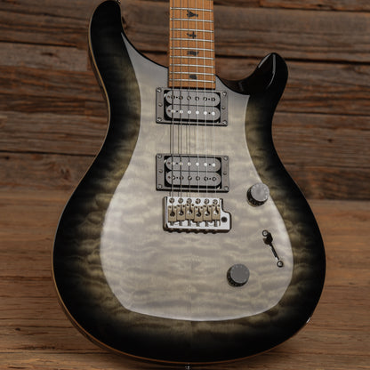 PRS SE Limited Edition Custom 24 w/Roasted Maple Neck Transparent Black Quilt 2019 Electric Guitars / Solid Body