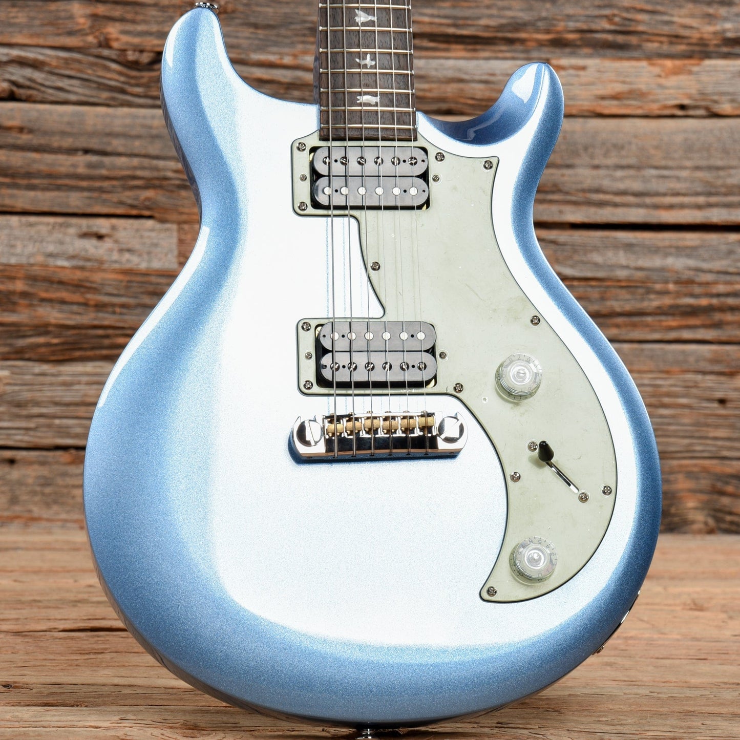 PRS SE Mira Frost Blue Metallic Closeout Electric Guitars / Solid Body