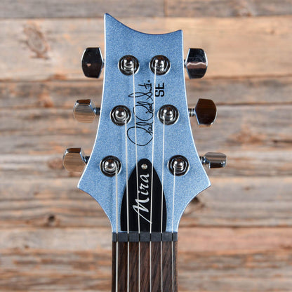 PRS SE Mira Frost Blue Metallic Electric Guitars / Solid Body