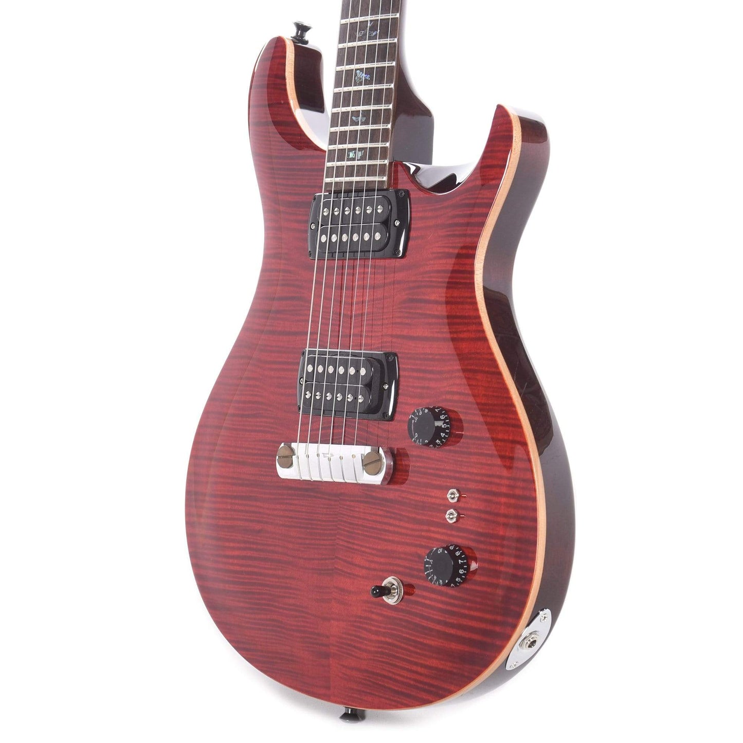 PRS SE Paul's Guitar Figured Maple Top Fire Red Electric Guitars / Solid Body