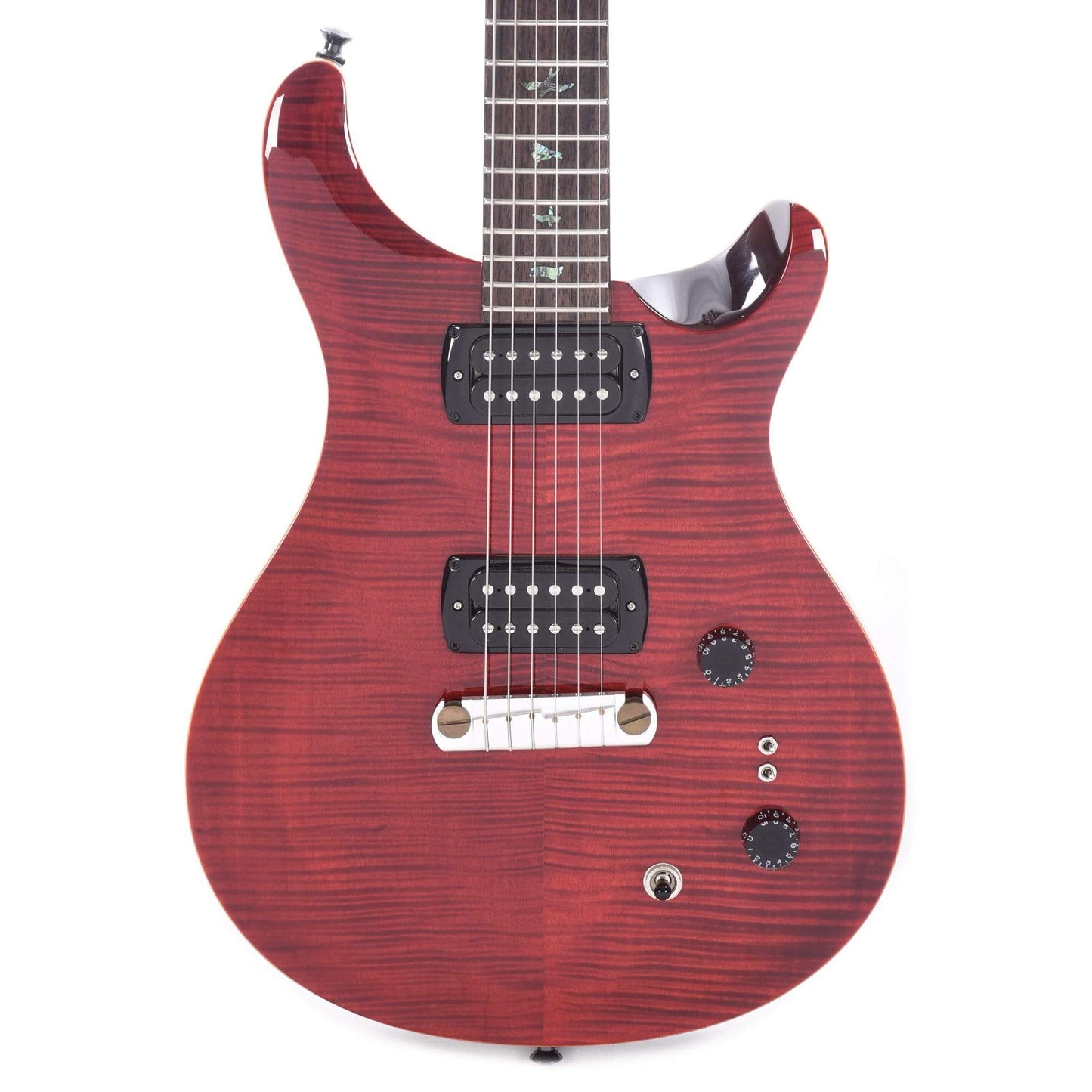PRS SE Paul's Guitar Figured Maple Top Fire Red Electric Guitars / Solid Body