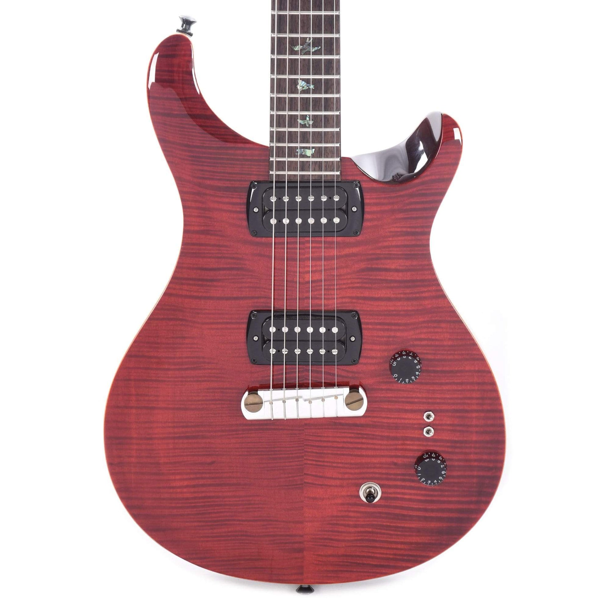 PRS SE Paul's Guitar Figured Maple Top Fire Red Electric Guitars / Solid Body