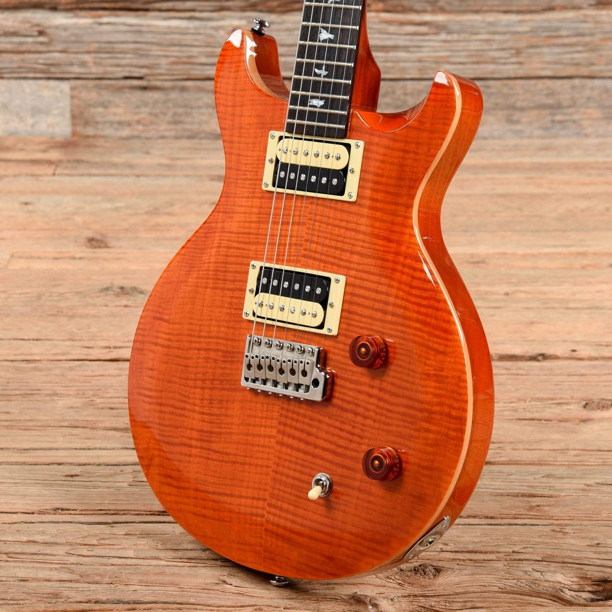 PRS SE Santana Orange Electric Guitars / Solid Body