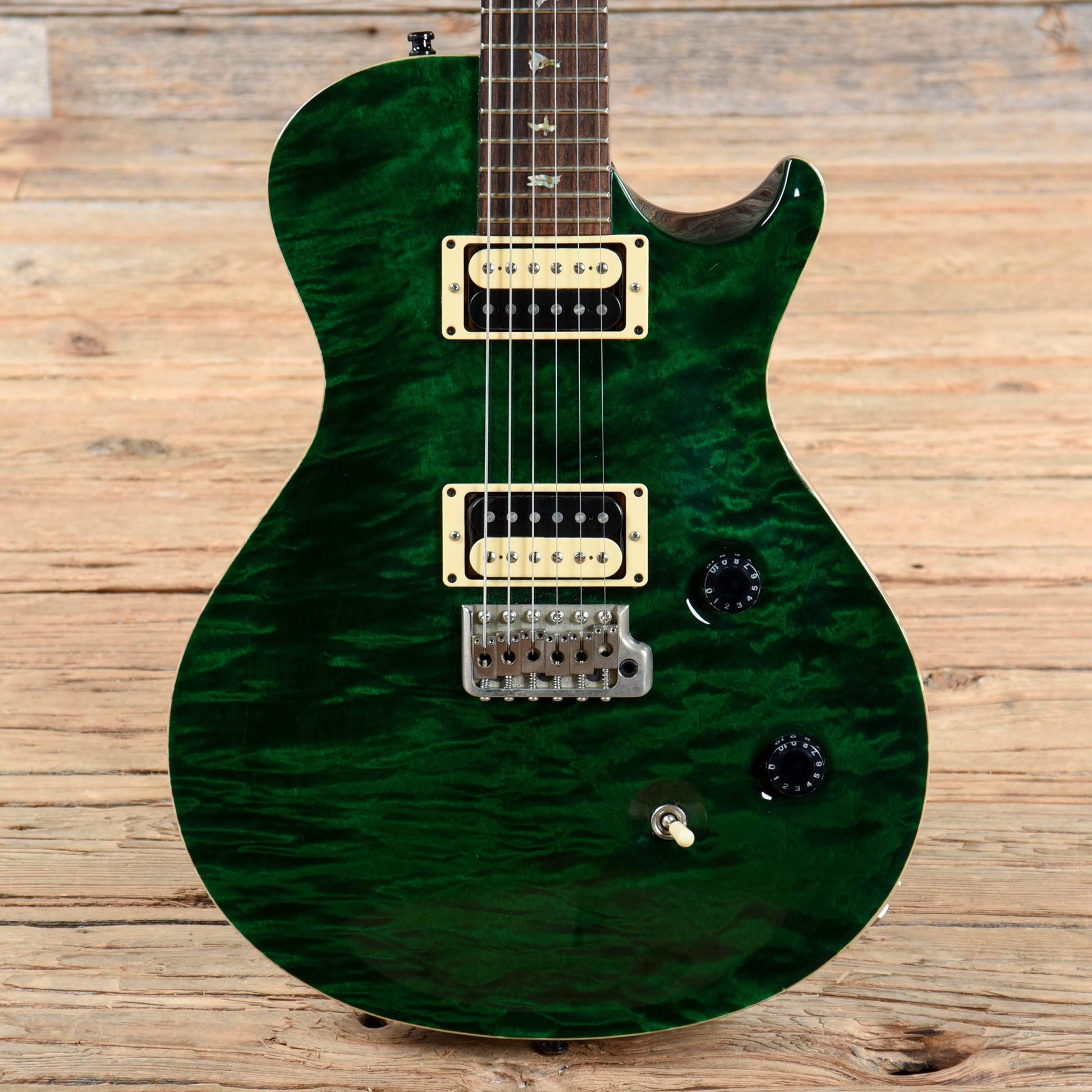 PRS Singlecut 10-Top Emerald 2003 Electric Guitars / Solid Body