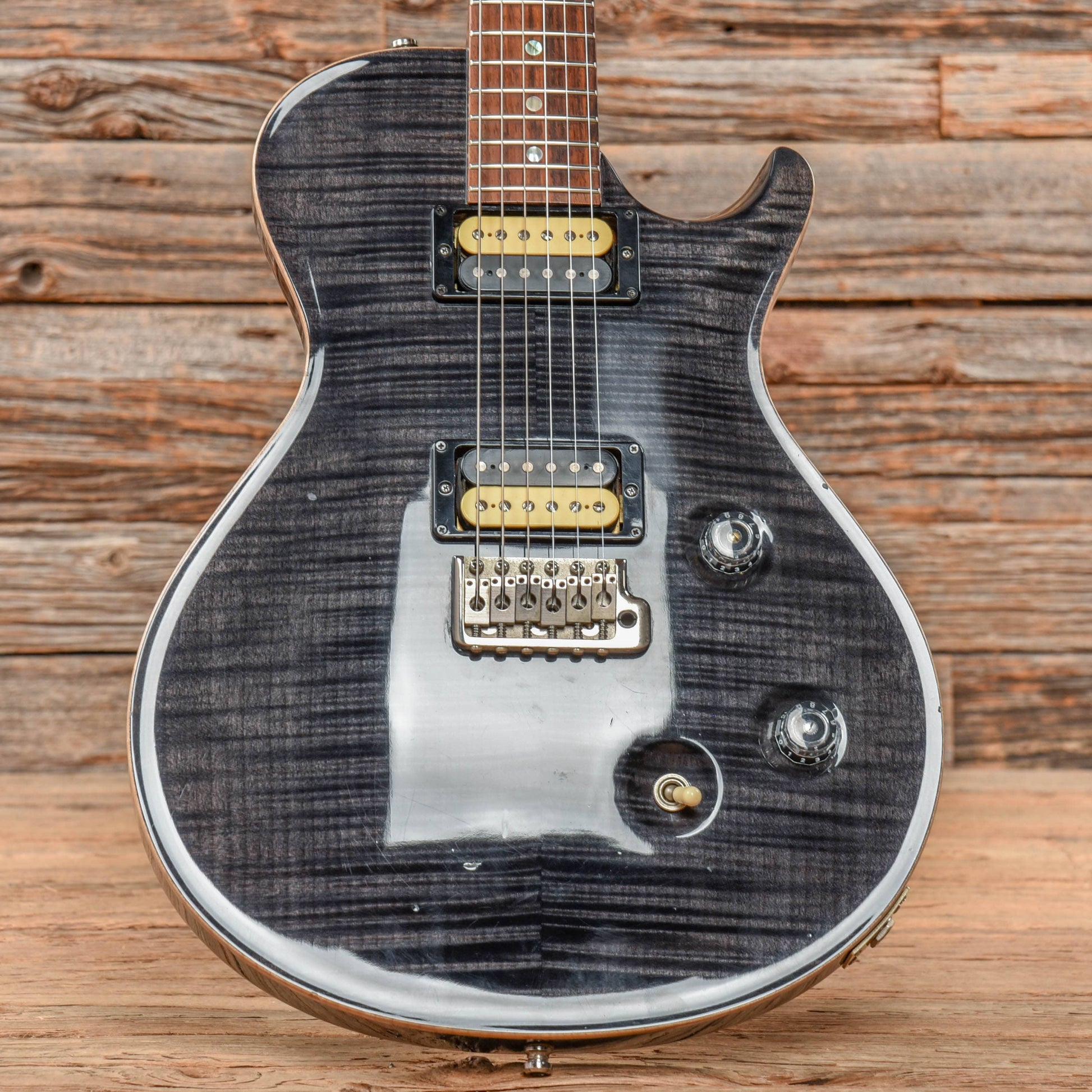 PRS Singlecut 10 Top Grey Black 2003 Electric Guitars / Solid Body