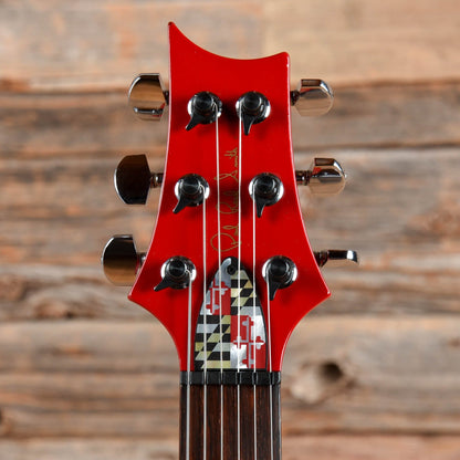 PRS Standard Fire Red 1990 Electric Guitars / Solid Body