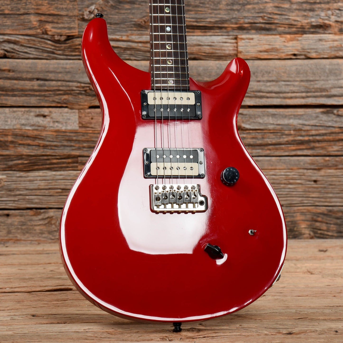 PRS Standard Fire Red 1990 Electric Guitars / Solid Body