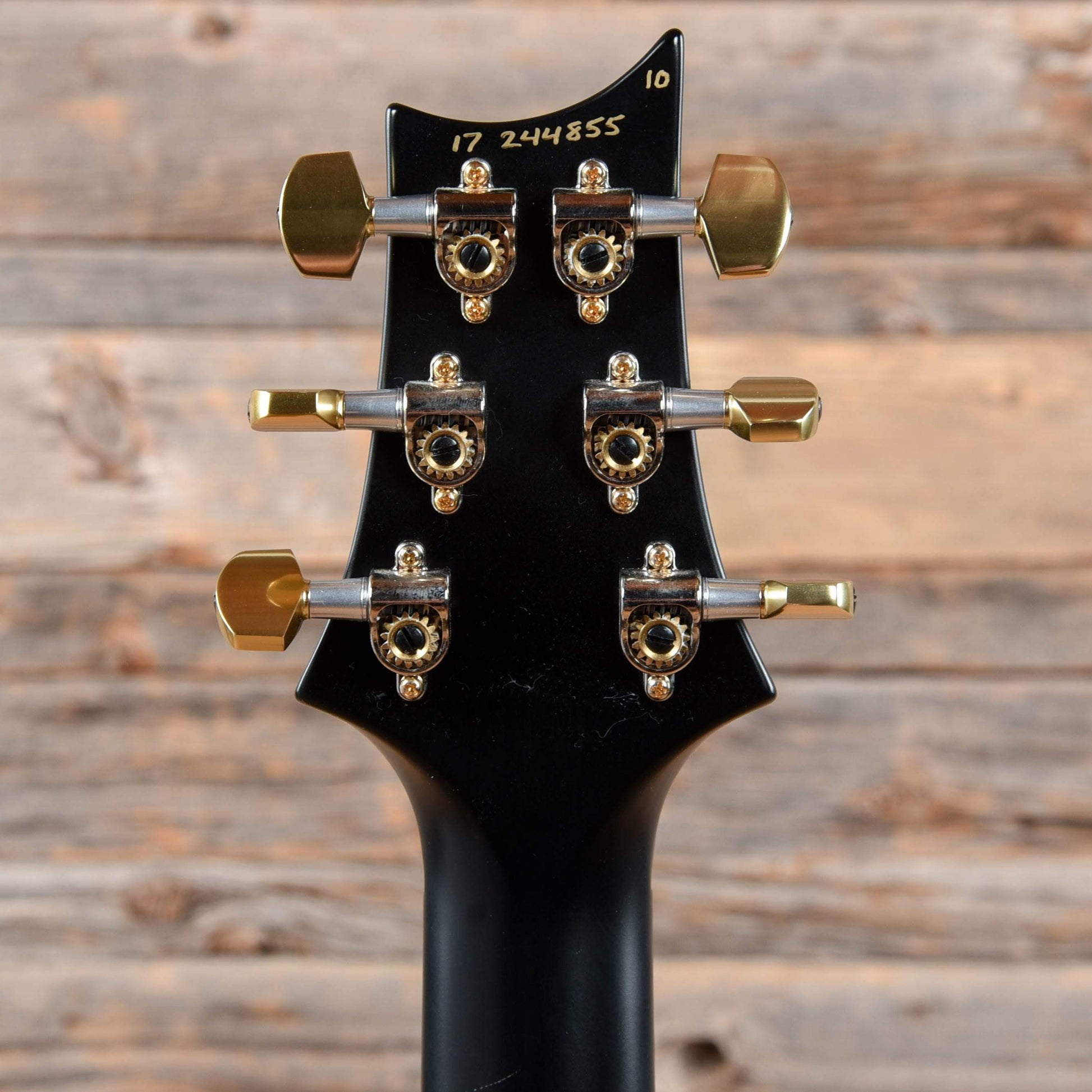 PRS Wood Library Custom 24 10 Top Charcoal Burst Satin 2017 Electric Guitars / Solid Body