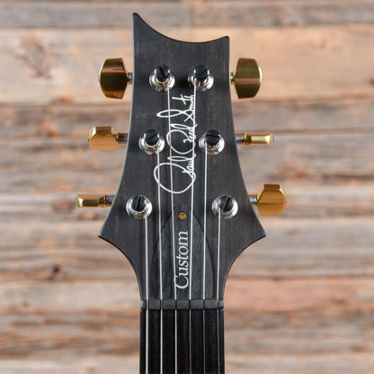 PRS Wood Library Custom 24 10 Top Charcoal Burst Satin 2017 Electric Guitars / Solid Body
