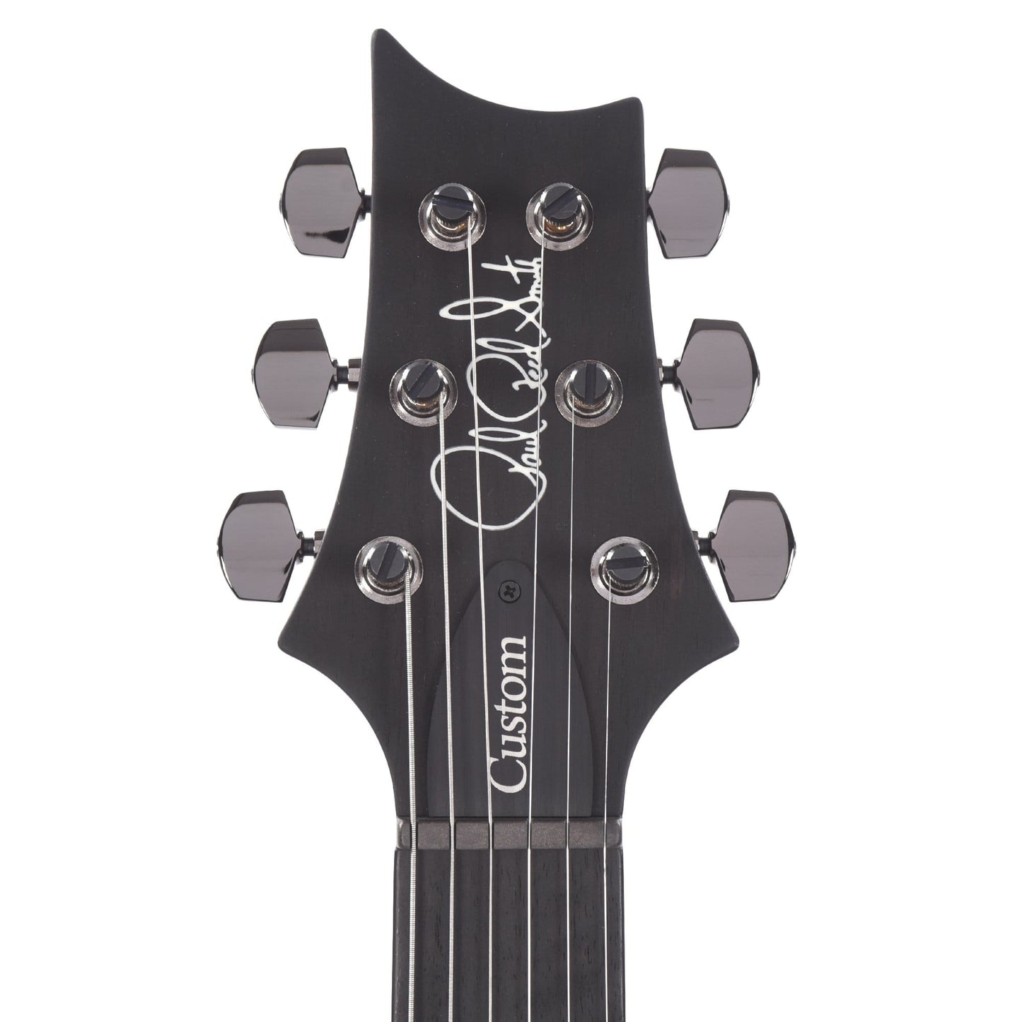 PRS Wood Library Custom 24 10 Top Flame Aquableux Purple Burst Satin w/Pattern Thin Stained Figured Maple Neck & Ebony Fingerboard Electric Guitars / Solid Body