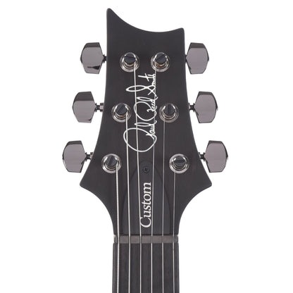 PRS Wood Library Custom 24 10 Top Flame Aquableux Purple Burst Satin w/Pattern Thin Stained Figured Maple Neck & Ebony Fingerboard Electric Guitars / Solid Body
