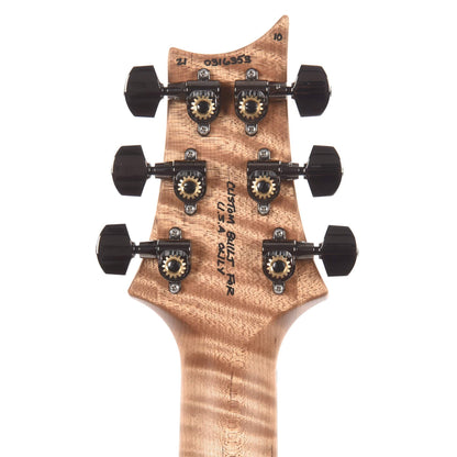 PRS Wood Library Custom 24 10 Top Flame Aquableux Purple Burst Satin w/Pattern Thin Torrefied Maple Neck & Brazilian Rosewood Fingerboard Electric Guitars / Solid Body