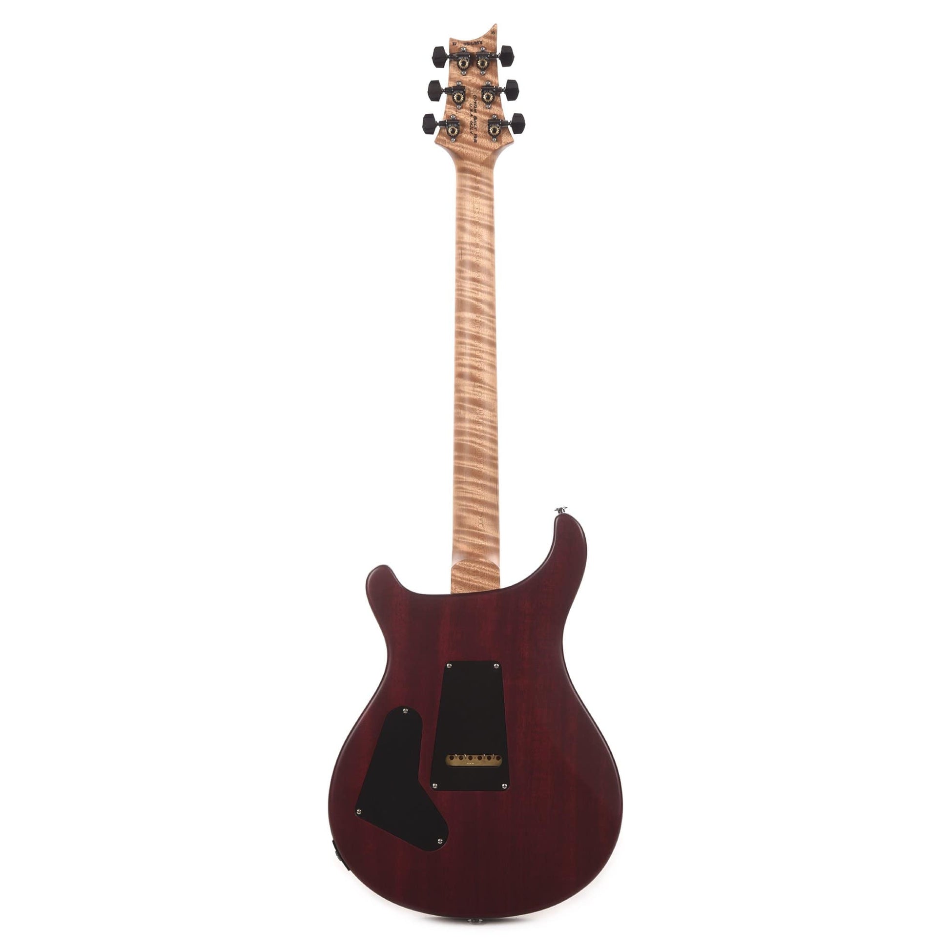 PRS Wood Library Custom 24 10 Top Flame Aquableux Purple Burst Satin w/Pattern Thin Torrefied Maple Neck & Brazilian Rosewood Fingerboard Electric Guitars / Solid Body