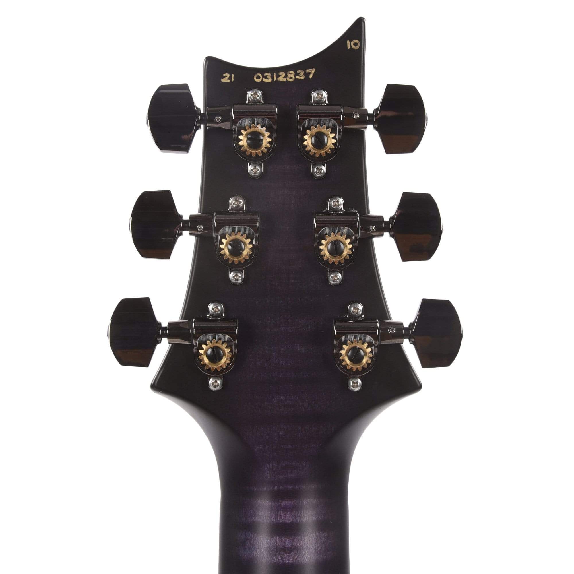 PRS Wood Library Custom 24 10 Top Flame Armando's Amethyst Smokeburst Satin w/Pattern Thin Stained Figured Maple Neck & Ebony Fingerboard Electric Guitars / Solid Body