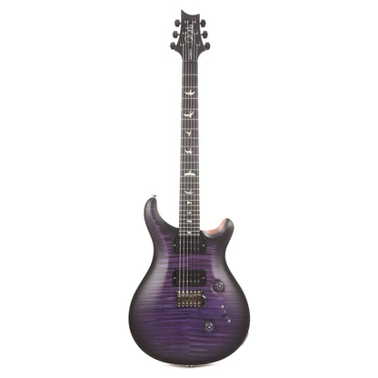 PRS Wood Library Custom 24 10 Top Flame Armando's Amethyst Smokeburst Satin w/Pattern Thin Stained Figured Maple Neck & Ebony Fingerboard Electric Guitars / Solid Body