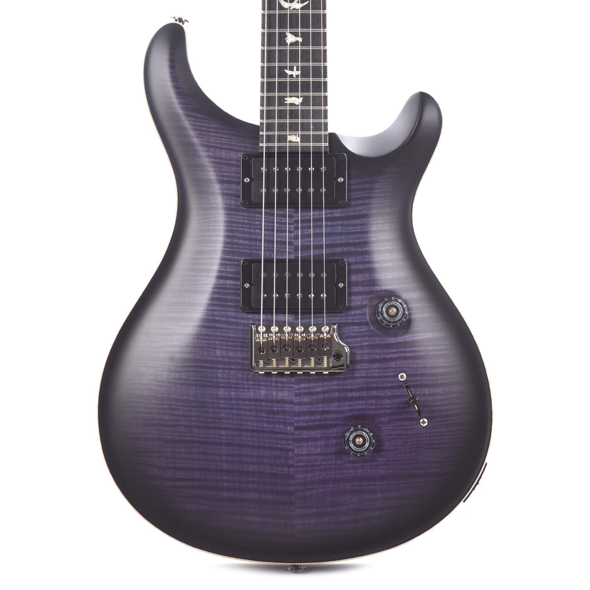 PRS Wood Library Custom 24 10 Top Flame Armando's Amethyst Smokeburst Satin w/Pattern Thin Torrefied Maple Neck & Brazilian Rosewood Fingerboard Electric Guitars / Solid Body