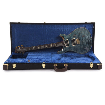 PRS Wood Library Custom 24 10-Top Flame Blue Crab w/Cocobolo Fingerboard & Korina Body Electric Guitars / Solid Body