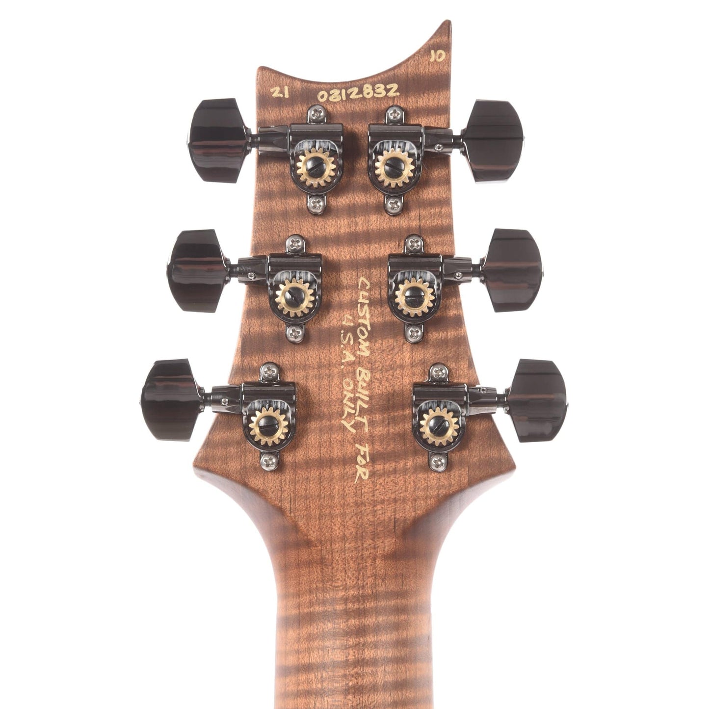 PRS Wood Library Custom 24 10 Top Flame Charcoal Satin w/Pattern Thin Torrefied Maple Neck & Brazilian Rosewood Fingerboard Electric Guitars / Solid Body