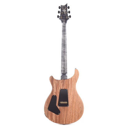 PRS Wood Library Custom 24 10 Top Flame Charcoal Satin Electric Guitars / Solid Body