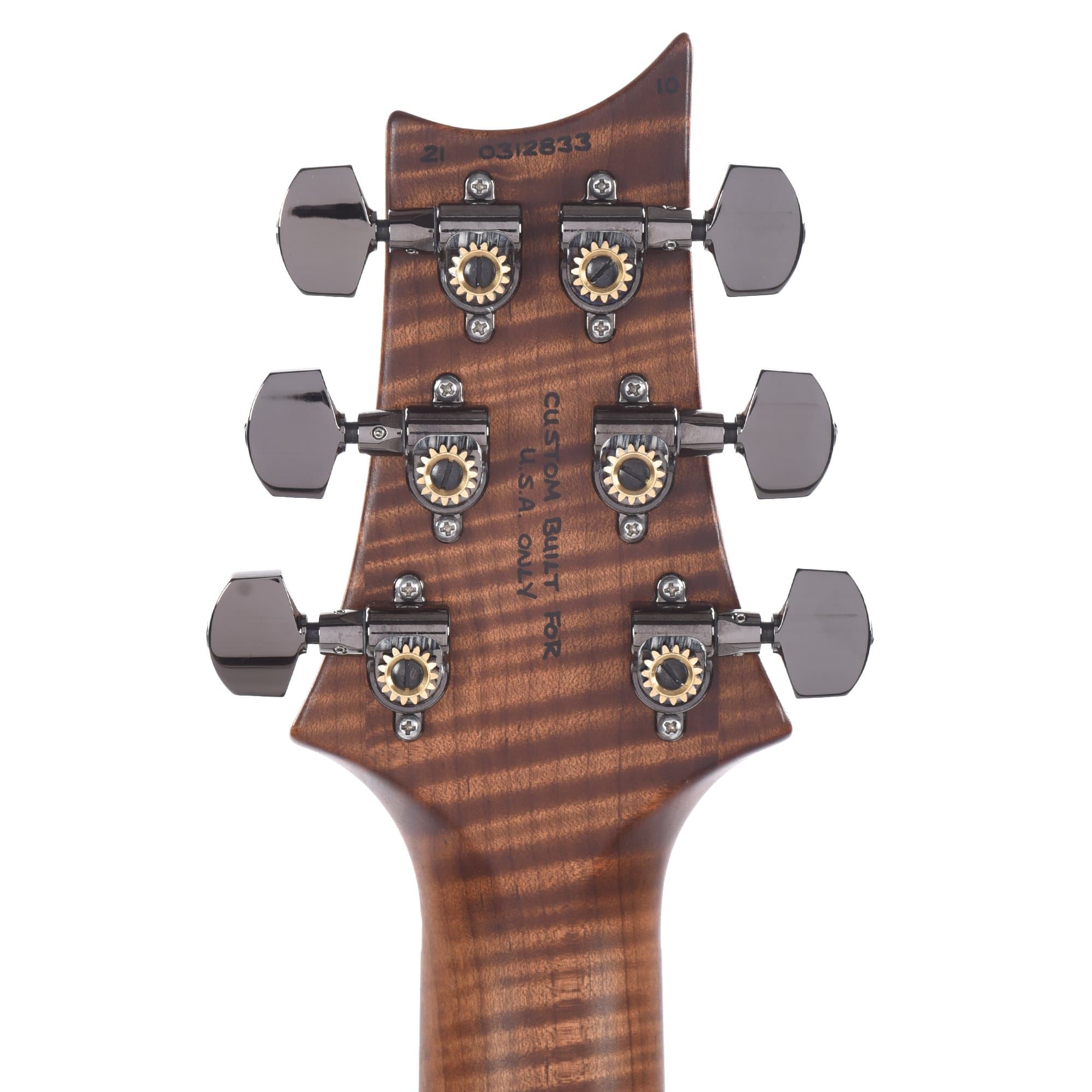 PRS Wood Library Custom 24 10 Top Flame River Blue Satin w/Pattern Thin Torrefied Maple Neck & Brazilian Rosewood Fingerboard Electric Guitars / Solid Body