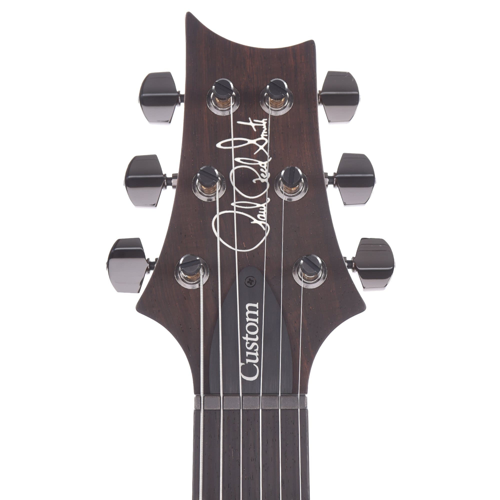 PRS Wood Library Custom 24 10 Top Flame River Blue Satin w/Pattern Thin Torrefied Maple Neck & Brazilian Rosewood Fingerboard Electric Guitars / Solid Body