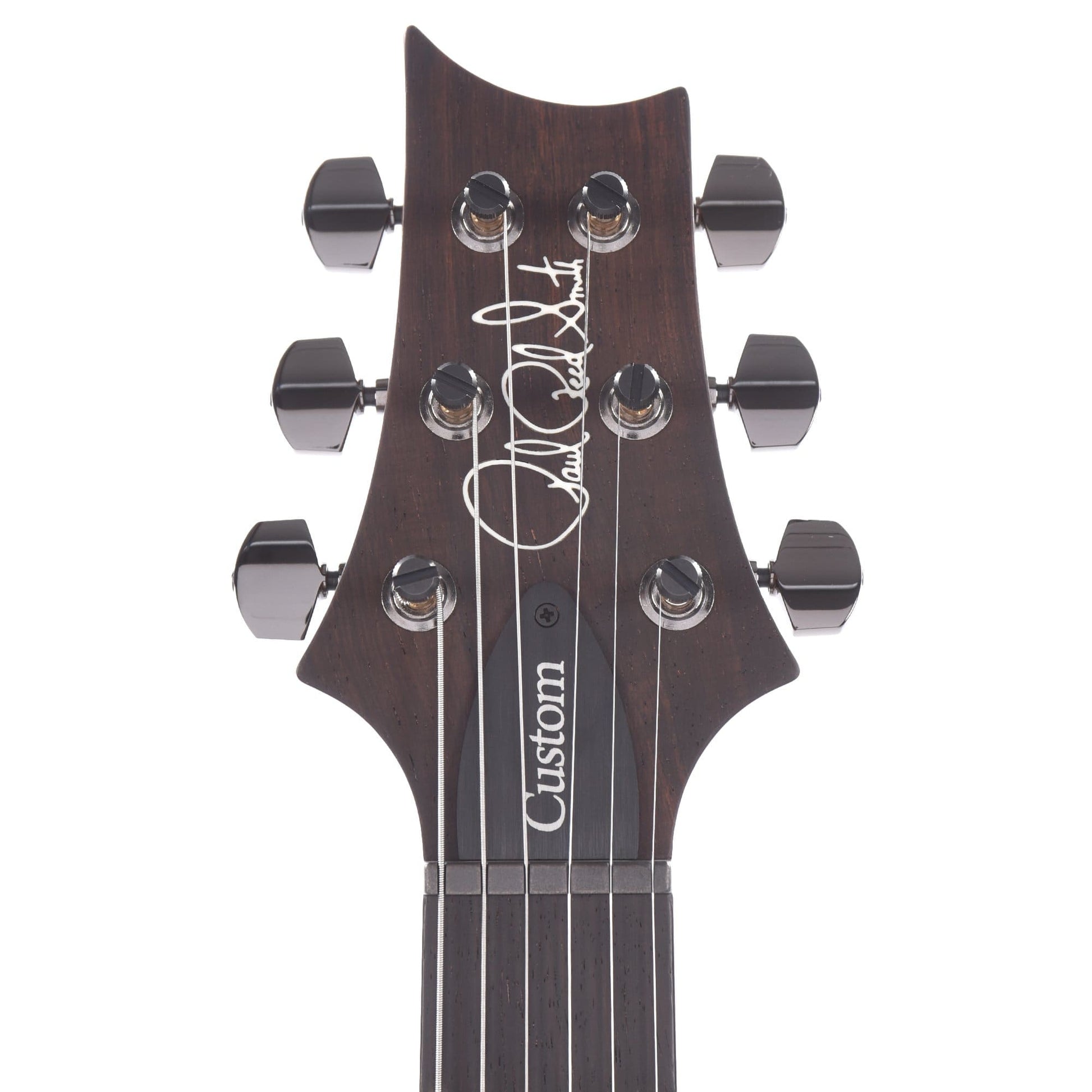 PRS Wood Library Custom 24 10 Top Flame River Blue Satin w/Pattern Thin Torrefied Maple Neck & Brazilian Rosewood Fingerboard Electric Guitars / Solid Body