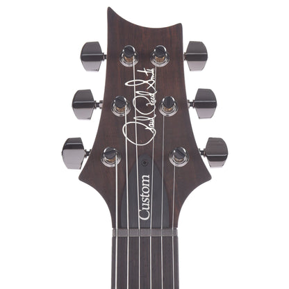 PRS Wood Library Custom 24 10 Top Flame River Blue Satin w/Pattern Thin Torrefied Maple Neck & Brazilian Rosewood Fingerboard Electric Guitars / Solid Body