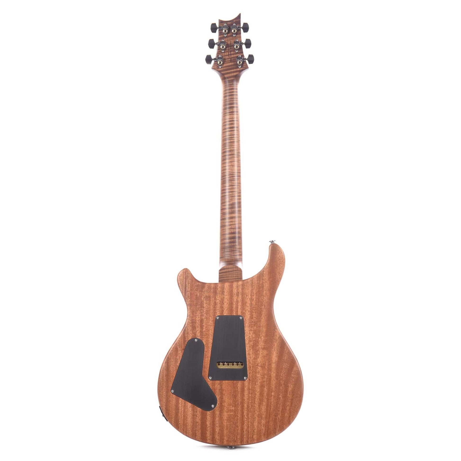 PRS Wood Library Custom 24 10 Top Flame River Blue Satin w/Pattern Thin Torrefied Maple Neck & Brazilian Rosewood Fingerboard Electric Guitars / Solid Body