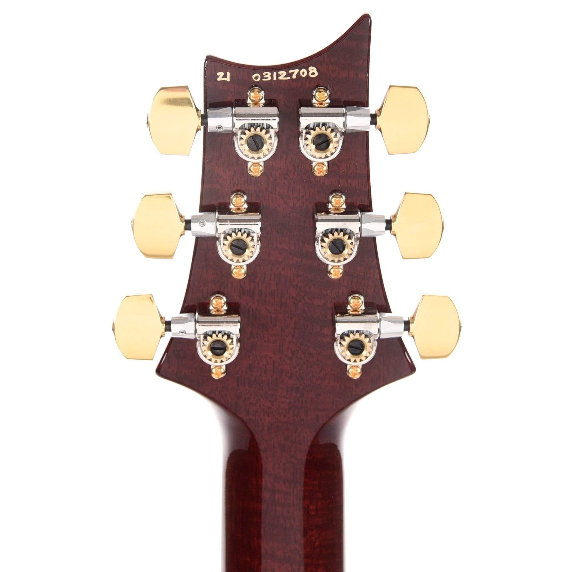 PRS Wood Library Custom 24 Artist Top Flame McCarty Sunburst w/Figured Mahogany Neck, Ebony Fingerboard, & Pattern Thin Neck Electric Guitars / Solid Body