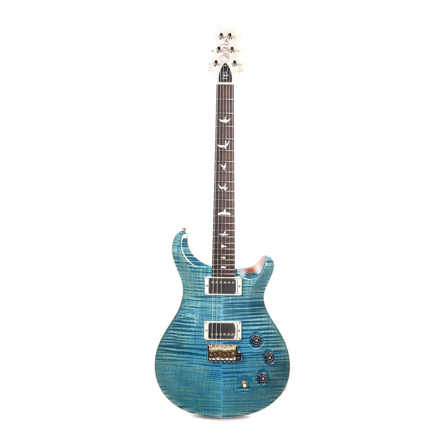 PRS Wood Library DGT 10-Top Flame Aquableux w/Brazilian Rosewood Fingerboard & Figured Maple Neck Electric Guitars / Solid Body