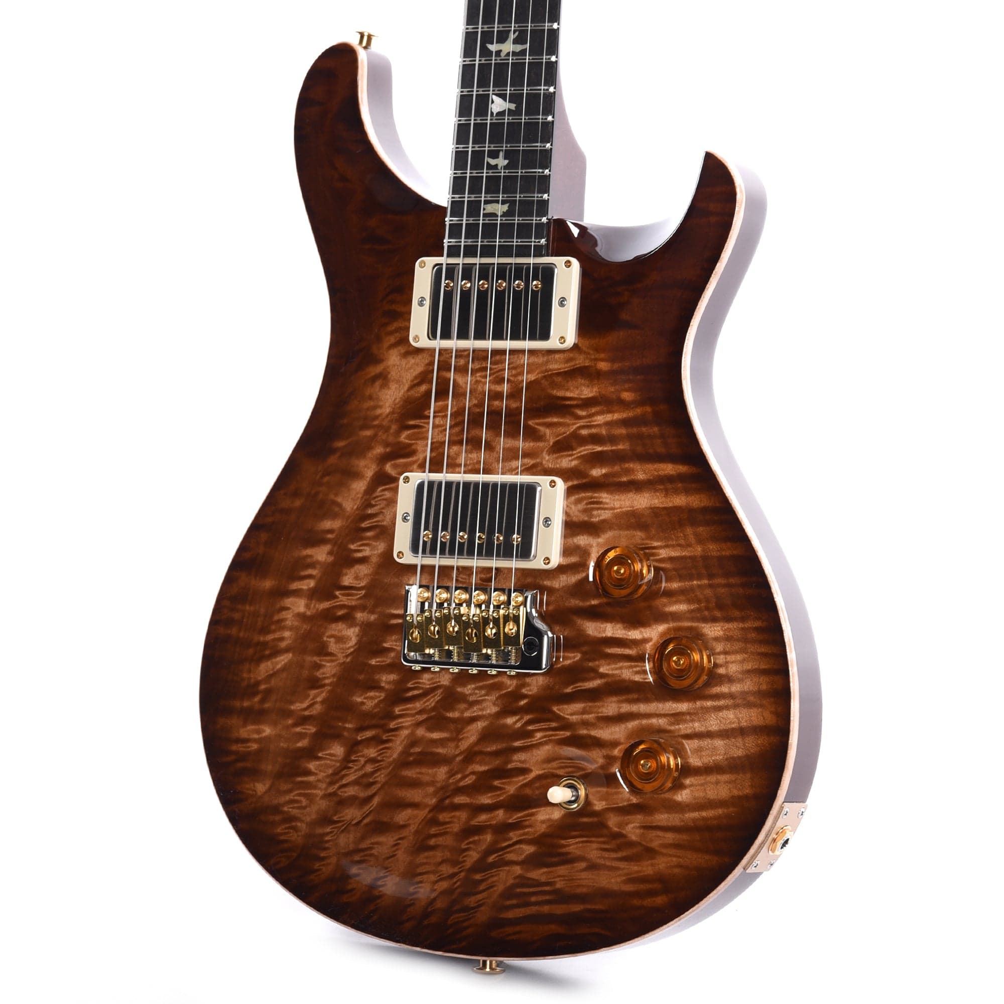 PRS Wood Library DGT 10-Top Quilt Copperhead Burst w/Ebony Fingerboard & Figured Mahogany Neck Electric Guitars / Solid Body