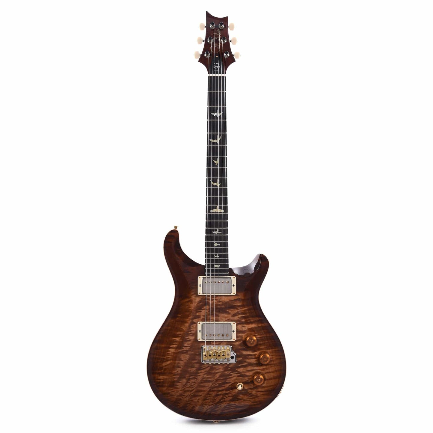 PRS Wood Library DGT 10-Top Quilt Copperhead Burst w/Ebony Fingerboard & Figured Mahogany Neck Electric Guitars / Solid Body