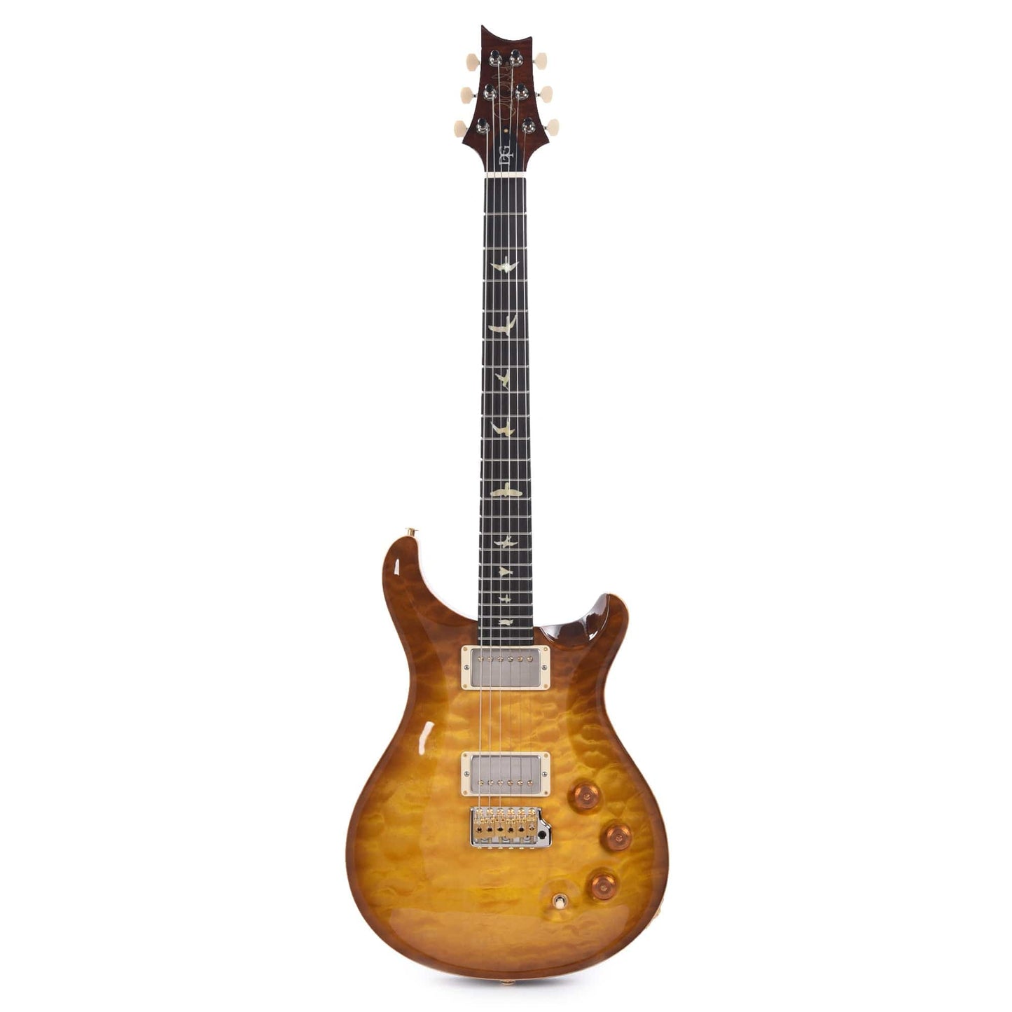 PRS Wood Library DGT 10-Top Quilt Livingston Lemon Drop w/Ebony Fingerboard & Figured Mahogany Neck Electric Guitars / Solid Body