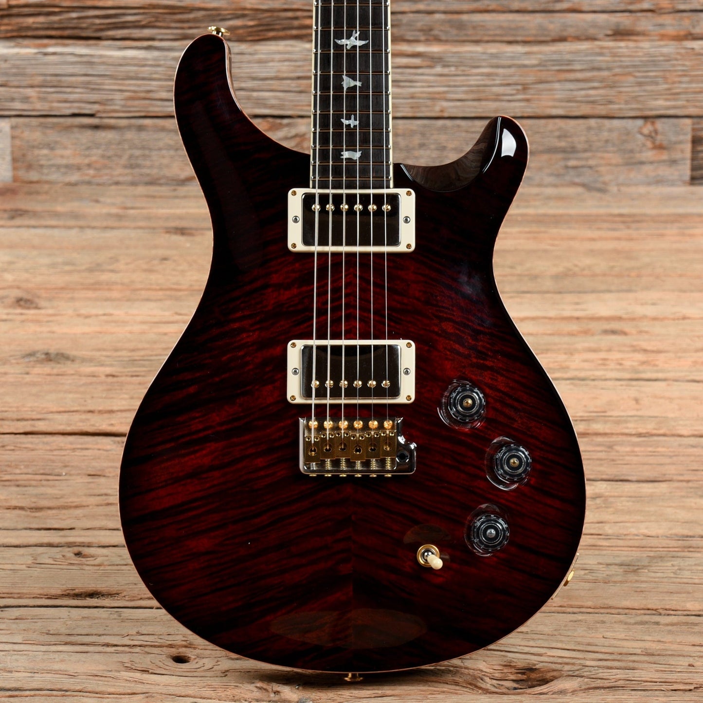 PRS Wood Library DGT w/Brazilian Rosewood Fretboard Fire Red Burst 2018 Electric Guitars / Solid Body