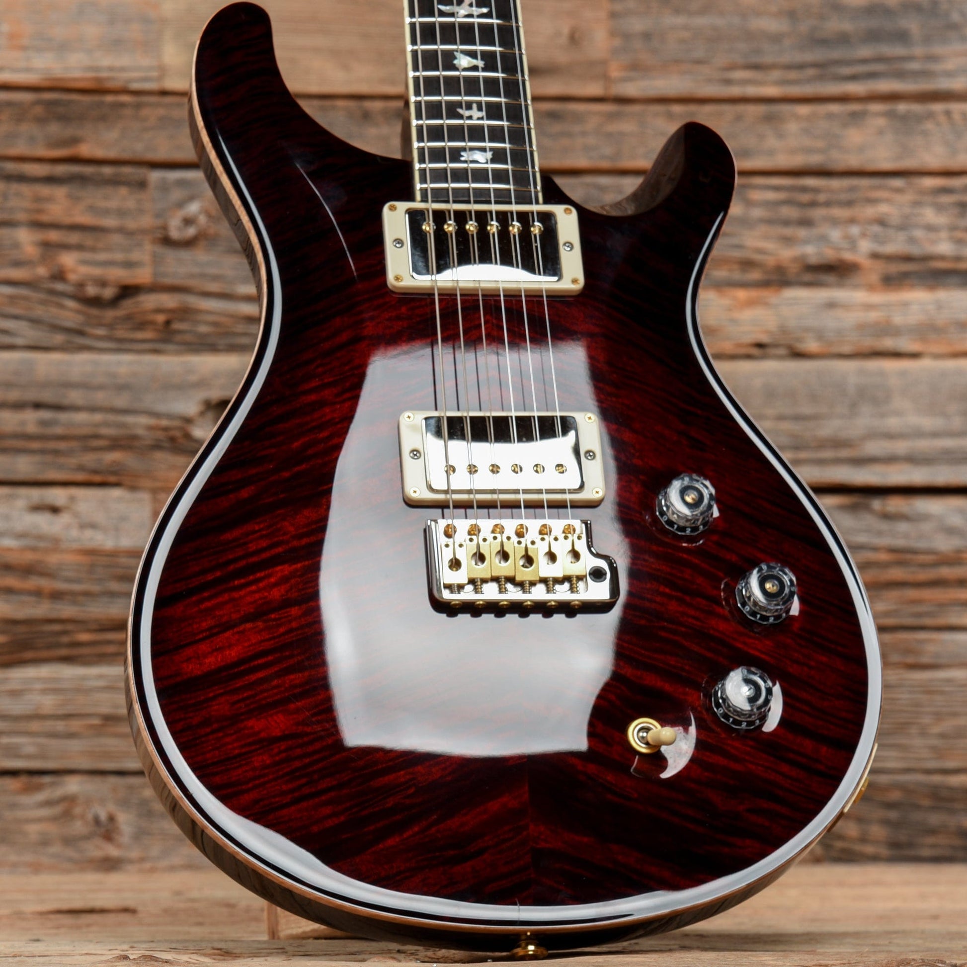 PRS Wood Library DGT w/Brazilian Rosewood Fretboard Fire Red Burst 2018 Electric Guitars / Solid Body