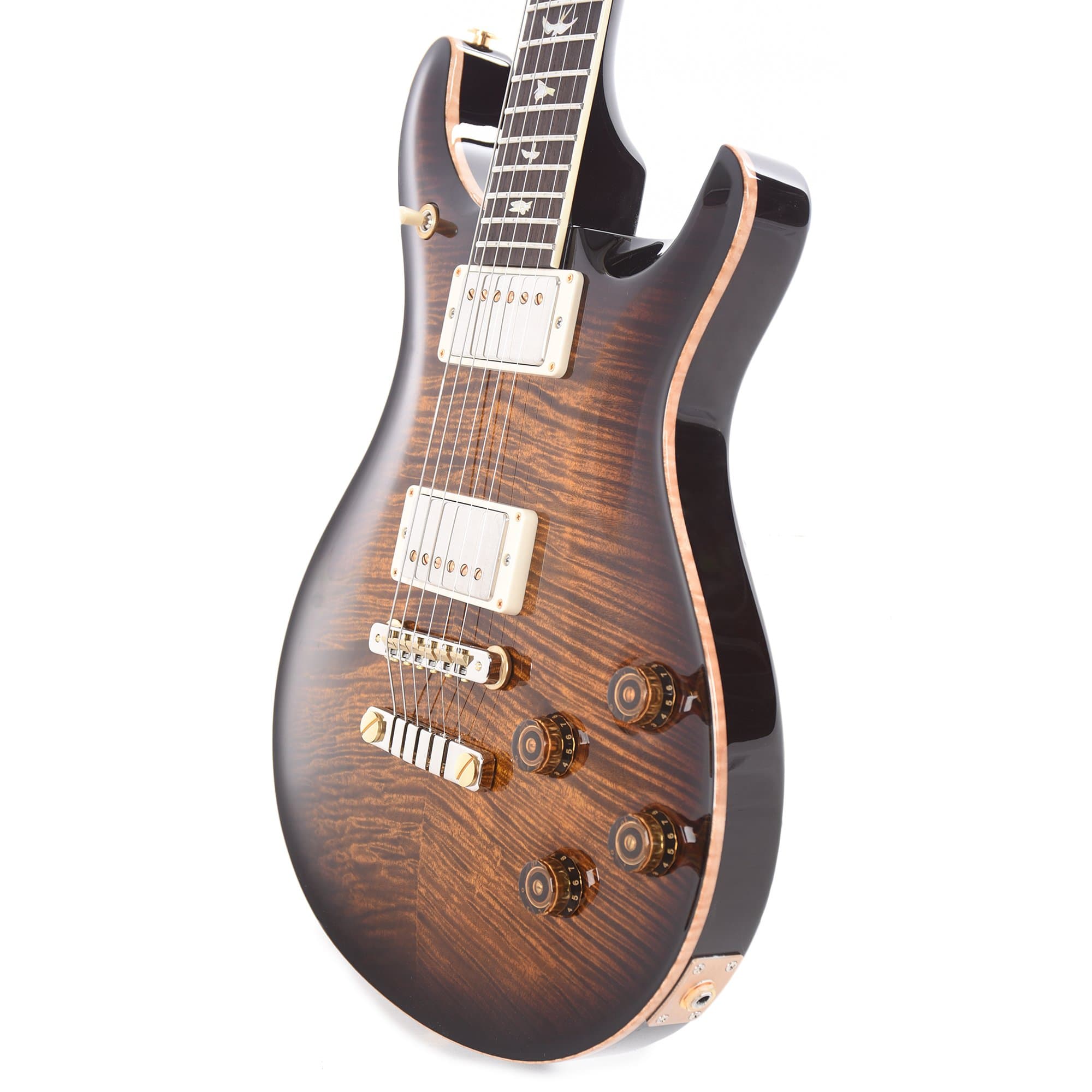 PRS Wood Library McCarty 594 10 Top Flame Black Gold Burst w/Brazilian Rosewood Fingerboard, Korina Back & Neck Electric Guitars / Solid Body