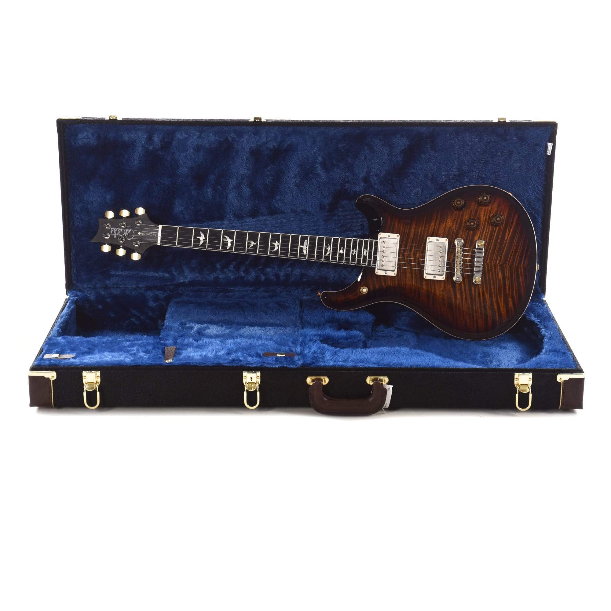 PRS Wood Library McCarty 594 10 Top Flame Black Gold Burst w/Ebony Fingerboard, Korina Back & Neck Electric Guitars / Solid Body
